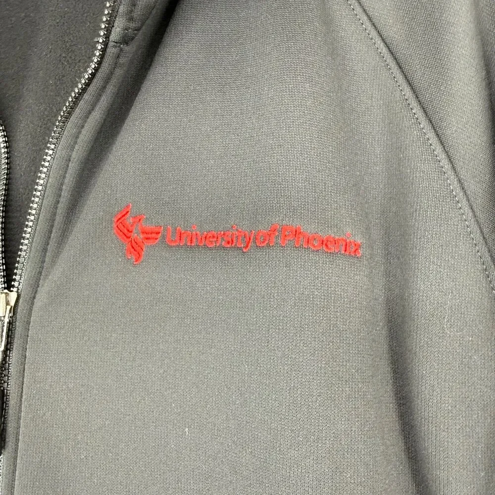 North Face Canyon Flats Fleece Jacket Men XL University of Phoenix Logo Employee
